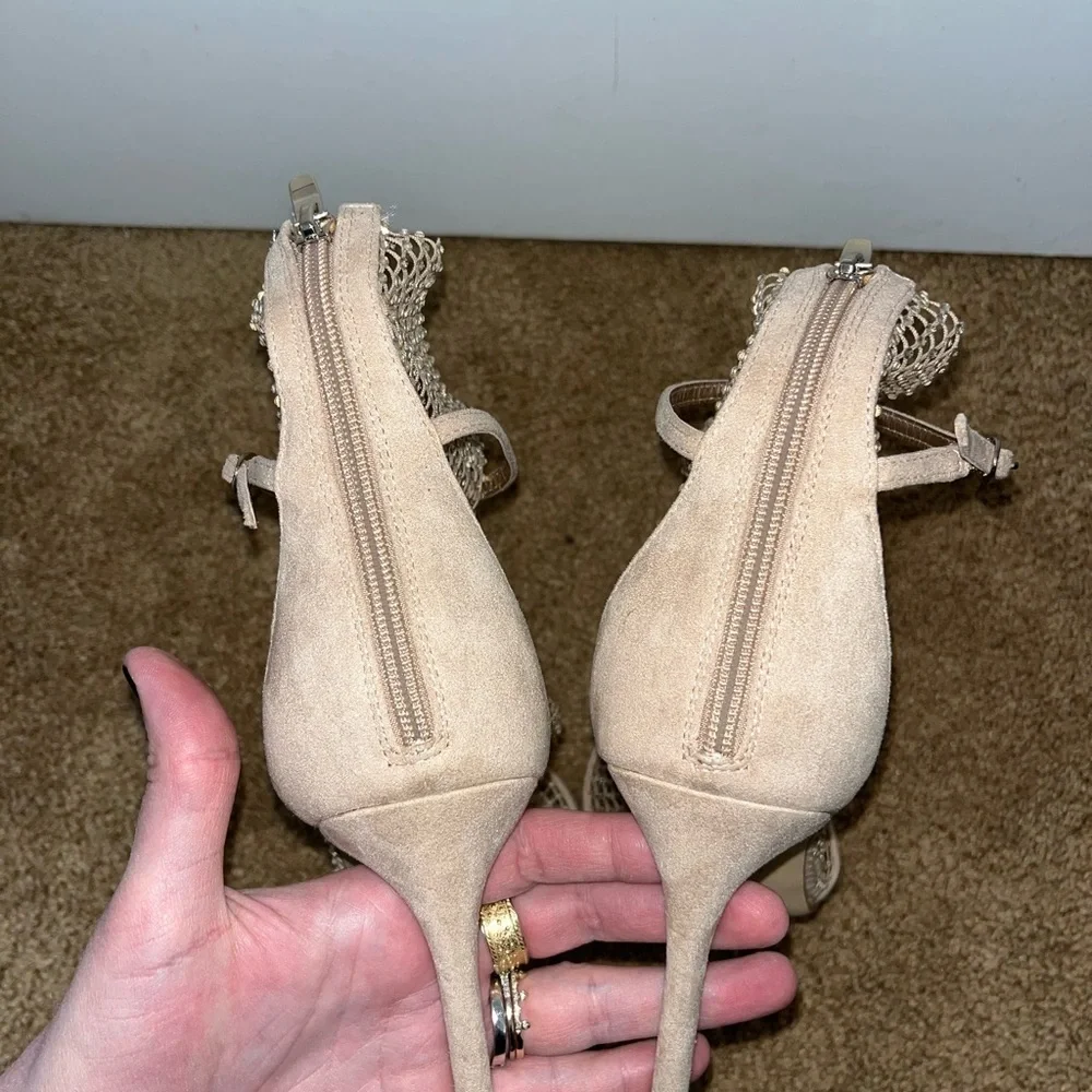 Nine West Imery Rhinestone Fishnet Bootie - SIZE 12 - Picture 4 of 5